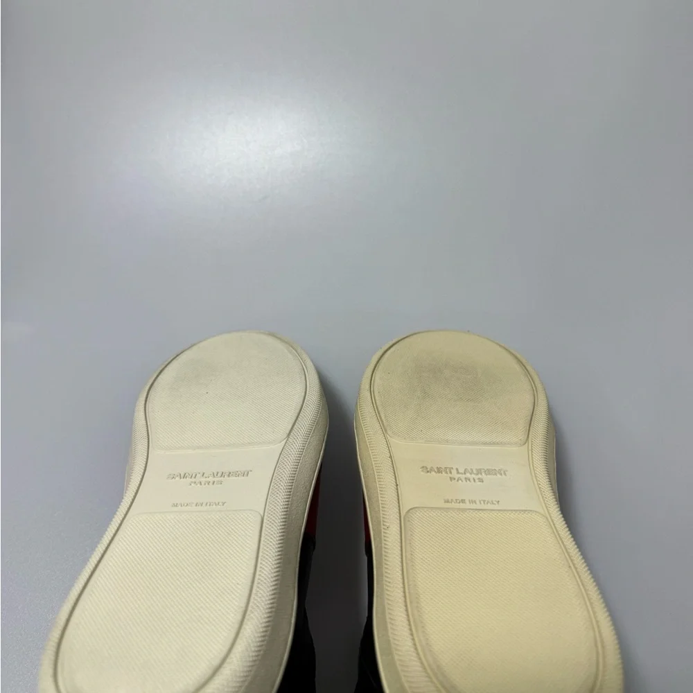 Saint Laurent Sl01 High Top Sneakers Black Red 
Men’s EU 40/US 7 - Picture 6 of 8